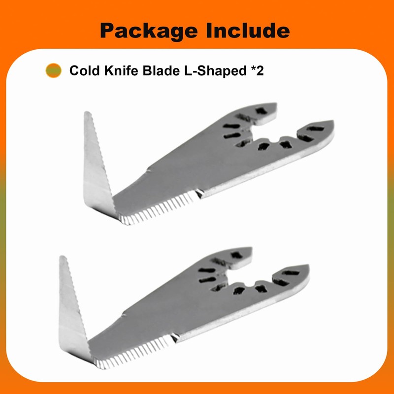 Phyxlyn Cold Knife Blade L-Shaped Windshield Removal Auto Glass Cut