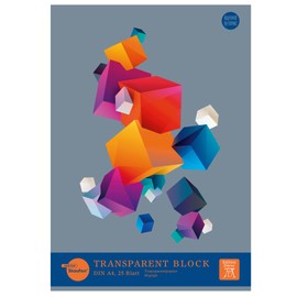 Staufen Edition Dürer - Blocco trasparente DIN A4, 25 fogli, 80 g/m², 1 pezzo