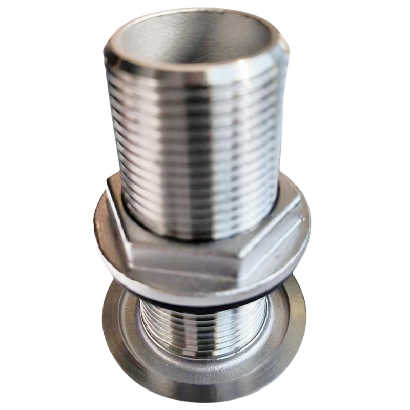 Marine Grade 316 Stainless Steel Full Threaded Through Hull Pipe