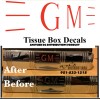dg distributions GM Tissue box decal set master delux fleetline
