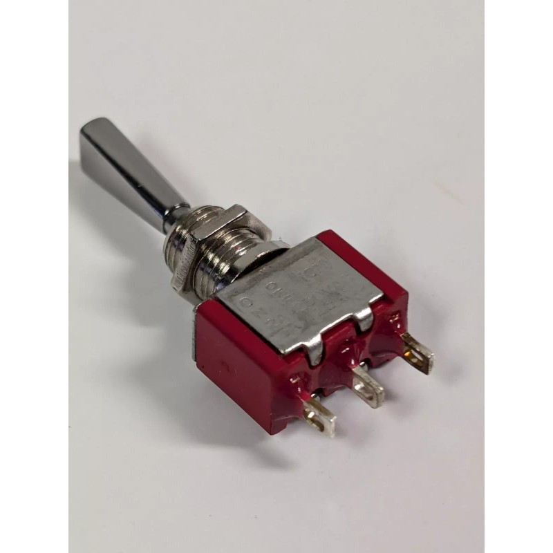 CES MINIATURE SPDT TOGGLE SWITCH (On-Center Off-Momentary-