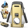 KEJIAR Cigar Lighter, Multi-Purpose Cigar Torch Lighter, Refillable Butane Torch