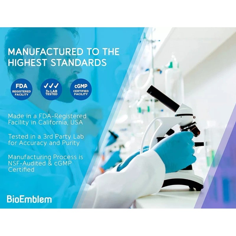 Bioemblem Suplemento en cápsula Bioemblem Magnésio glycinate, malate, & citrate