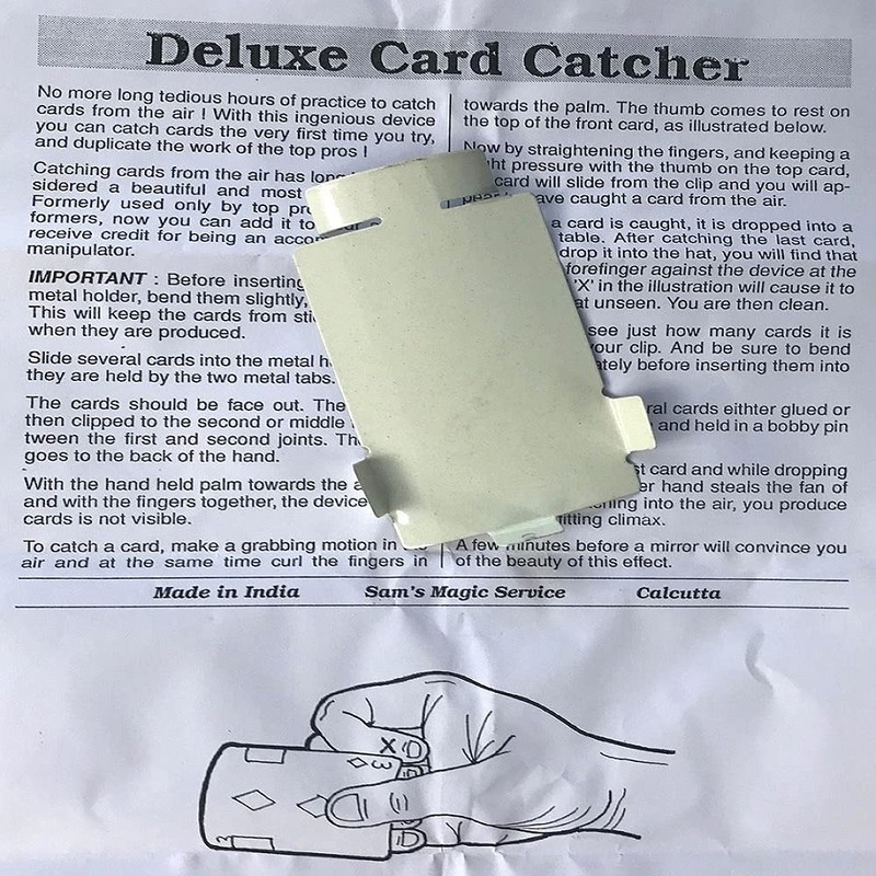 MilesMagic Magician's Deluxe Card Catcher Gimmick Cards Appear Produce from
