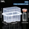OrganiMax Refrigerator Storage Box – Peptide Vial Freezer Tube Container,