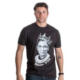 NOTORIOUS R.B.G. Funny Progressive, Liberal Ruther Bader Ginsburg Unisex T-shirt-Adult (M, Black)