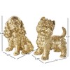 Deco 79 Polystone Dog Decorative Sculpture Sitting and Standing Home