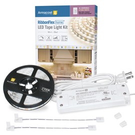 Armacost Lighting Home AC Dimmable Soft White LED Tape Light Kit (5M) 424502 2700k Warm White 16.4 ft