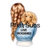 Unbranded Sublimation Print I Love Dachshunds Long Haired Cream Dapple Ready To Press