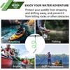 LINGVUM Kayak Paddle Leash Stretchable Paddle Strap Coiled Lanyard Rope