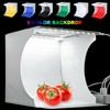 AIMALL Adjustable Mini Photo Studio Light Box with LED Lighting,