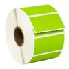 HOUSELABELS 2" x 1" Red, Blue, Yellow, Green, Orange Barcode