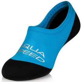 Aqua Speed Neoprene Socks for Children and Adults, Swimming Socks for Men and Women, Neoprene Swimming Socks for Girls and Boys, Aqua Socks, Beach Socks, Swim Socks Kids, Water Socks, UK Children Size 4 - Adult Size 10, 34 / 35