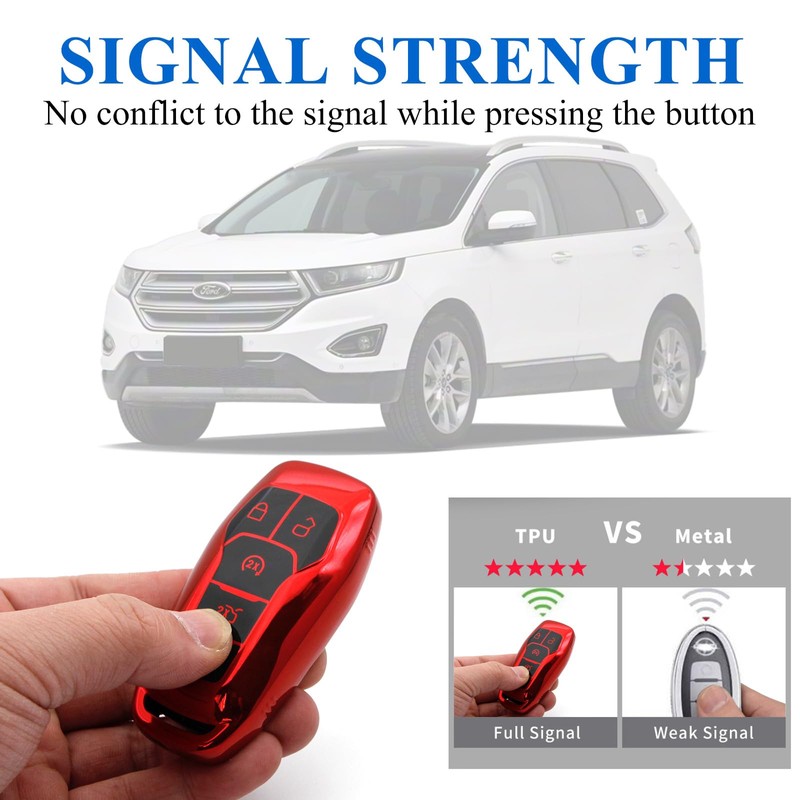 Creativity Advanced soft TPU Key Case Suitable for Ford Escape