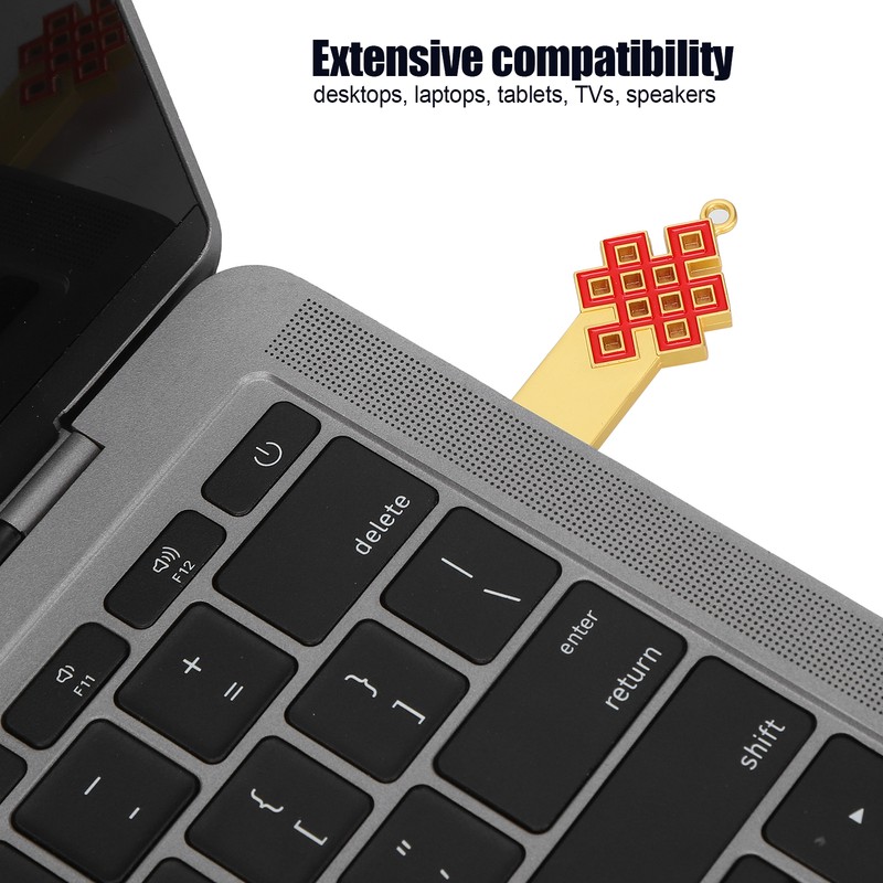 Flash Drive USB 2.0 Portable Metal Waterproof Memory Stick for