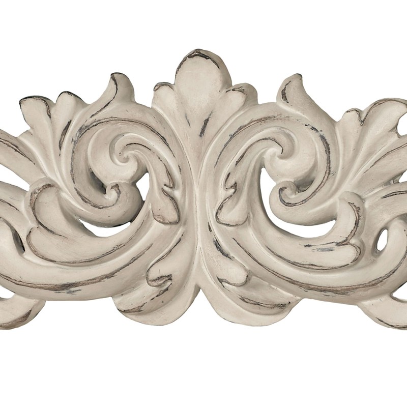 Adaire Weathered Ivory Wall Topper - 26 Inches Wide