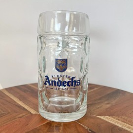 Andechs 🍻NEW Kloster Andechs 0.5 Liter  Dimpled German Beer Mug Glass Stein