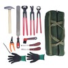 lukar 12PCS Farrier Tools Kit Includes Horse Hoof Nipper, Horseshoe