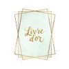 Livre d’or Baptême & Mariage – Couverture vert pastel et