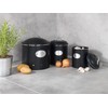 WENKO storage container Nero, airtight container, waterproof, made of lacquered