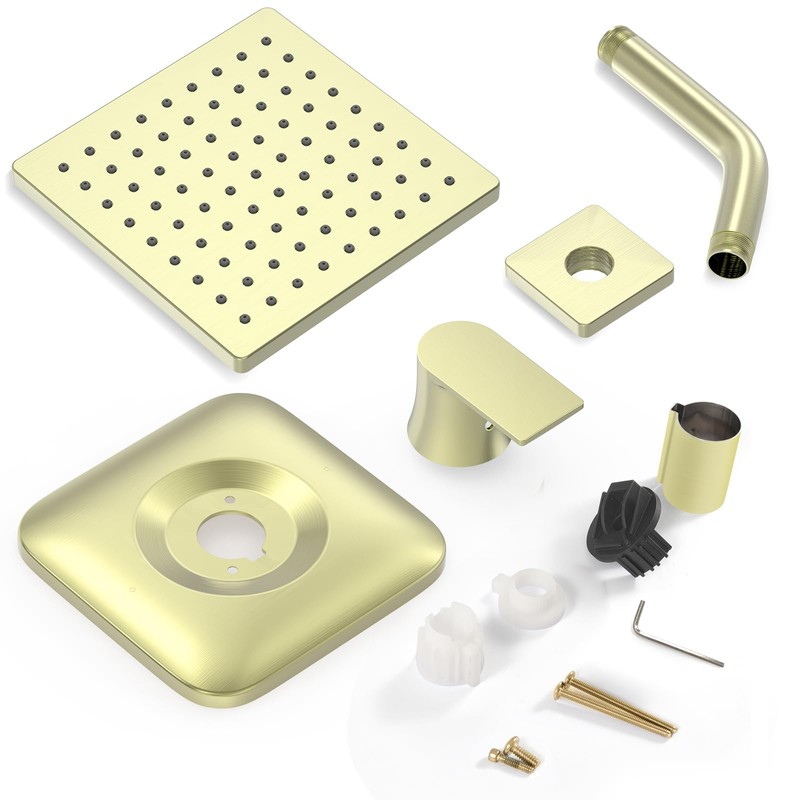 T2472EPBG Genta LX Brushed Gold High-Pressure Balancing Modern Shower Trim,