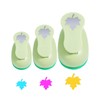 UCEC Craft Paper Punch, Maple Leaf Punch Set 3pcs 3/8"