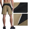 Men's Sports Shorts, Quick-Drying Sports Shorts, Lightweight with Zip Pockets,
