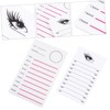 Beavorty 2pcs Professional Eyelash Extension Pallet Holder Lightweight Acrylic Lash