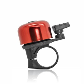 Grenhaven – Small Aluminium Bicycle Bell, Stainless Steel, 18 g, Length: 5 cm