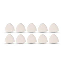 Realm Tailors Chalk, Sewing, Triangle Dressmaking Dressmakers Chalk Pencil for Marking Fabric, Pack of 10 (White)