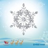 BriLove Winter Snowflake Brooch Pin for Women Austrian Crystal Elegant