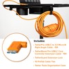 Tether Tools TetherBoost Pro 31' USB-C to Micro-B Cable, Orange