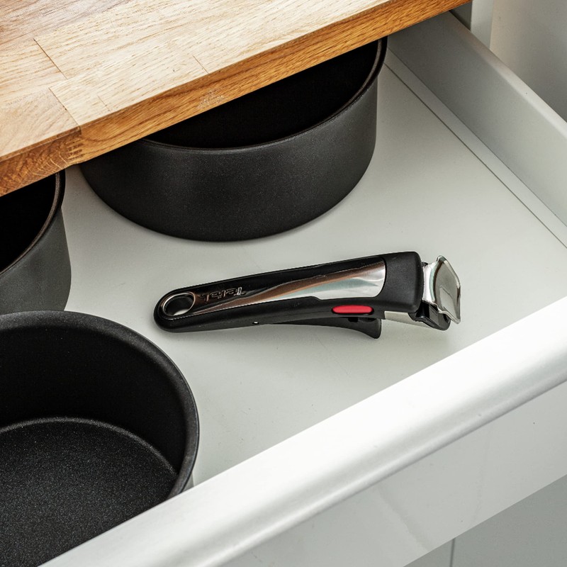Tefal Ingenio Premium Removable Handle, Black, Bakelite, Black, 4.5 x