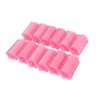 Set of 12 Large Pink Foam Sponge Hair Rollers
