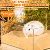 Behogan Hamster Bathroom, Transparent Sand Bath for Hamsters, Sand Bathroom