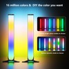 LED Light Bar, 2 Pieces, Smart RGB Lamp, Dimmable Ambient