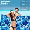 TwoYek Extra Large Microfiber Beach Towels - 6 Pack