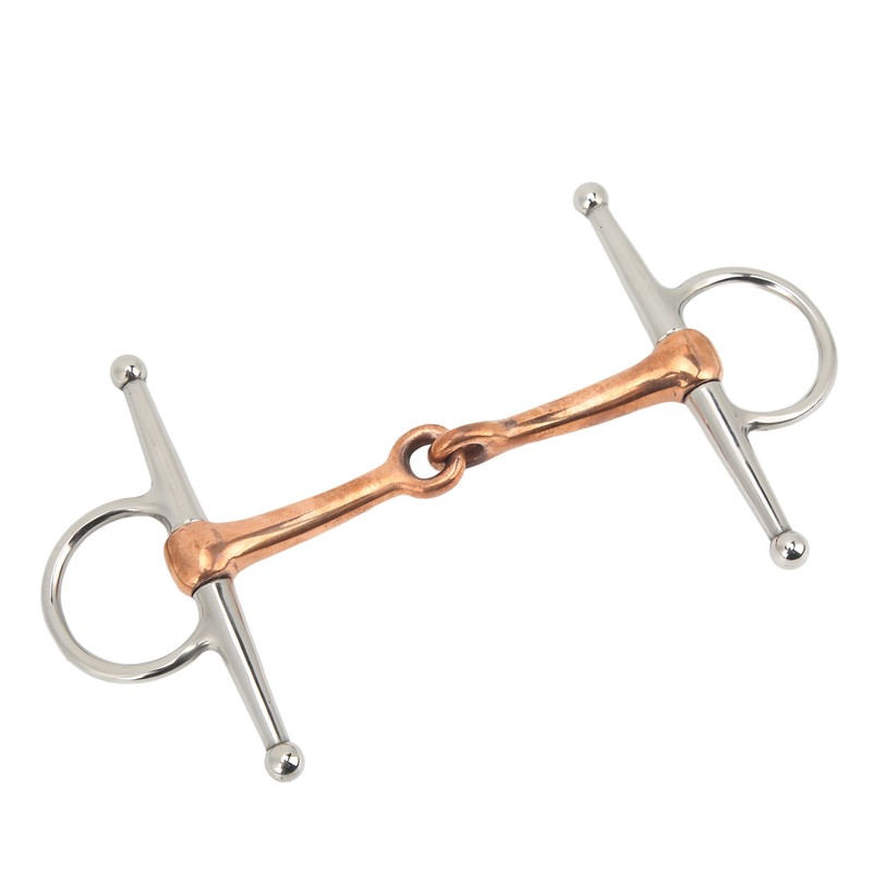 Horse Full Cheek Snaffle Stainless Steel Ring Snaffle Bit for