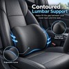 Car Memory Foam Neck & Lumbar Support Cushions for Driving