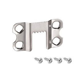 sourcing map Picture Hangers, 36mm 4-Hole with Screws for Frame Hanging, 10 Pcs