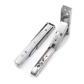 35-cm foldable shelf brackets, high-performance stainless steel. Load: 60 kg, pack of 2.