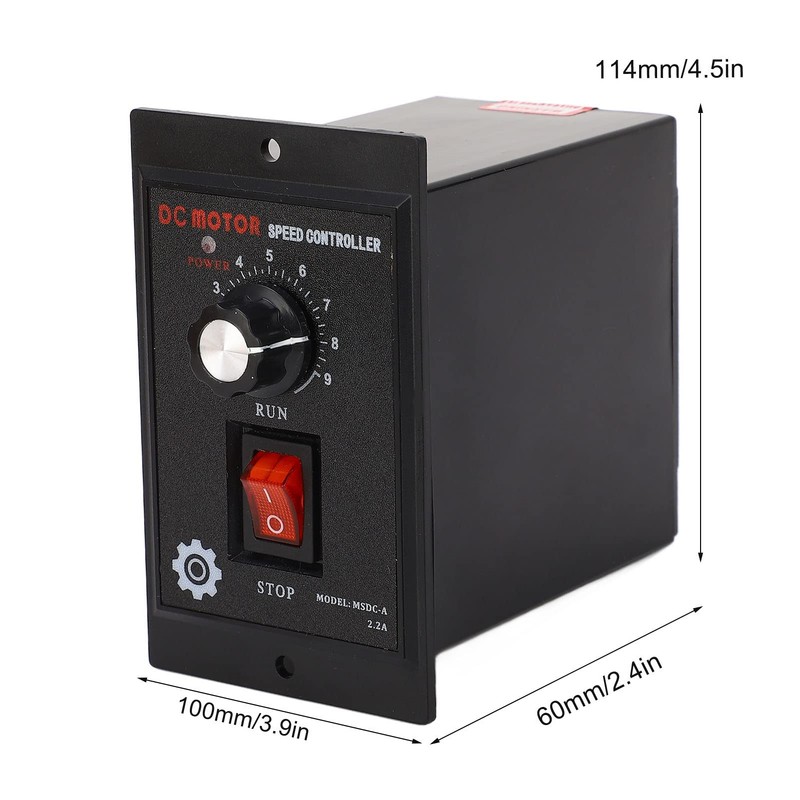 DC Motor Speed Controller, Forward Reverse Electronic Governor, Input 110V
