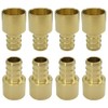 Uenede 8PCS Copper 1/2" PEX to 1/2" Female Sweat Solder
