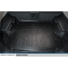 MAXLINER All Weather Custom Fit Cargo Liner Behind The 2nd Row Black Compatible with 2014-2020 Nissan Rogue (Does not fit Rogue Select, Rogue Sport, or Hybrid Models)