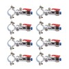 10PCS Atomizing Spray Nozzle Set Zinc Alloy Agricultural Plant Water