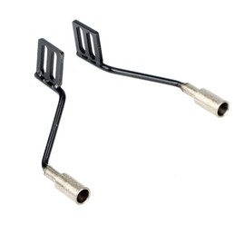 LCX Racing 1/10th RC Crawler Car Body Parts Metal Exhaust Pipes for Traxxas TRX4 TRX6, Upgrades Parts Accessories