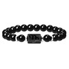 Oneress 12 Zodiac Constellation Elastic Beade Bracelet for Men Women