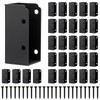 Sumnacon Deck Railing Bracket Connectors 4 pcs Stainless Steel 30°
