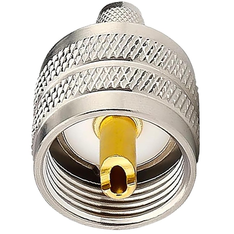 tunghey 2Pack PL259 Crimp Connector PL-259 Plug Male Connector pl259