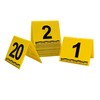 Crime Scene Evidence Tents with Scale, Numbered 1-20